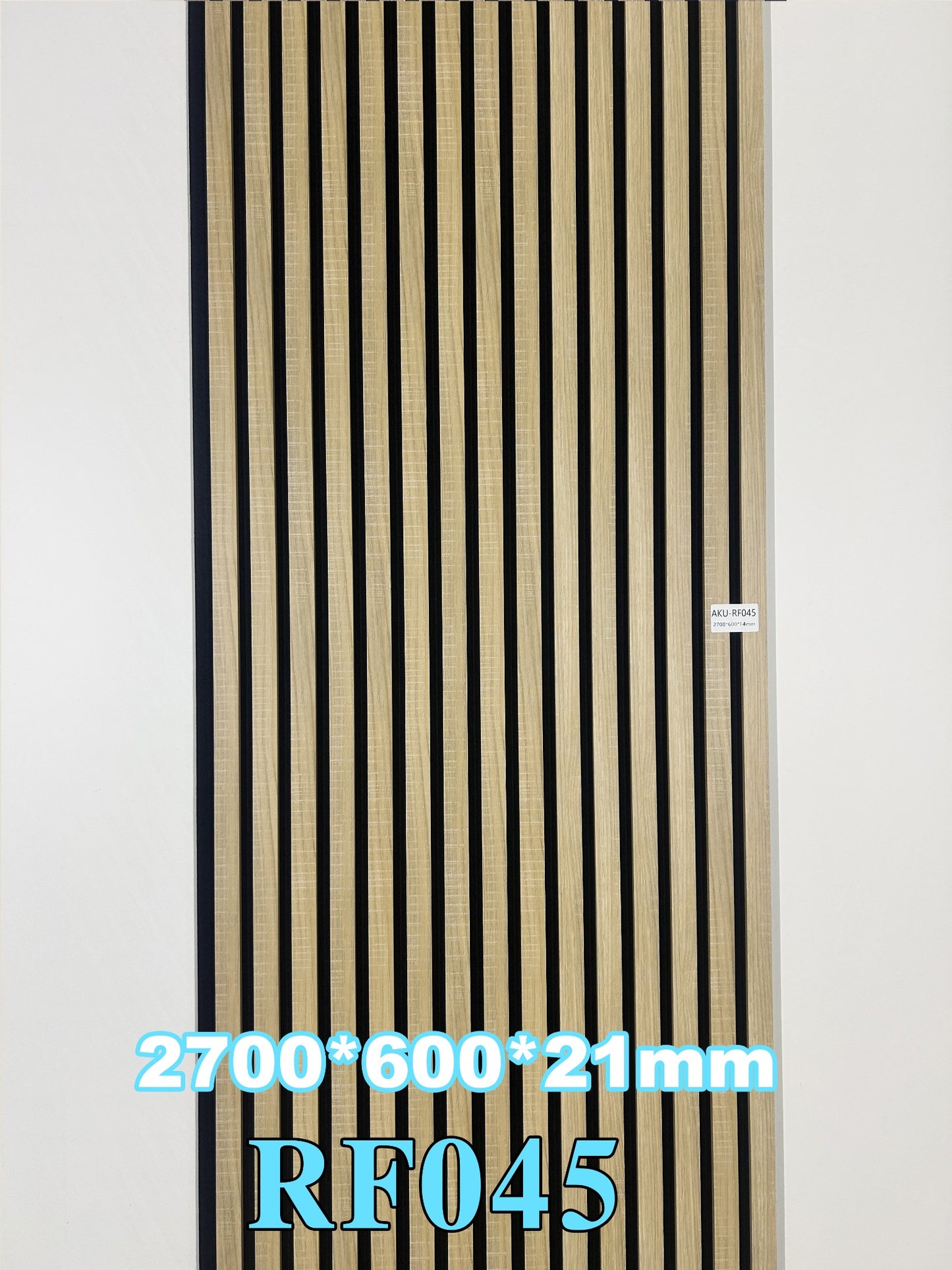Akustični zidni panel Champagne Oak RF045, 21 mm, 270 × 60 cm