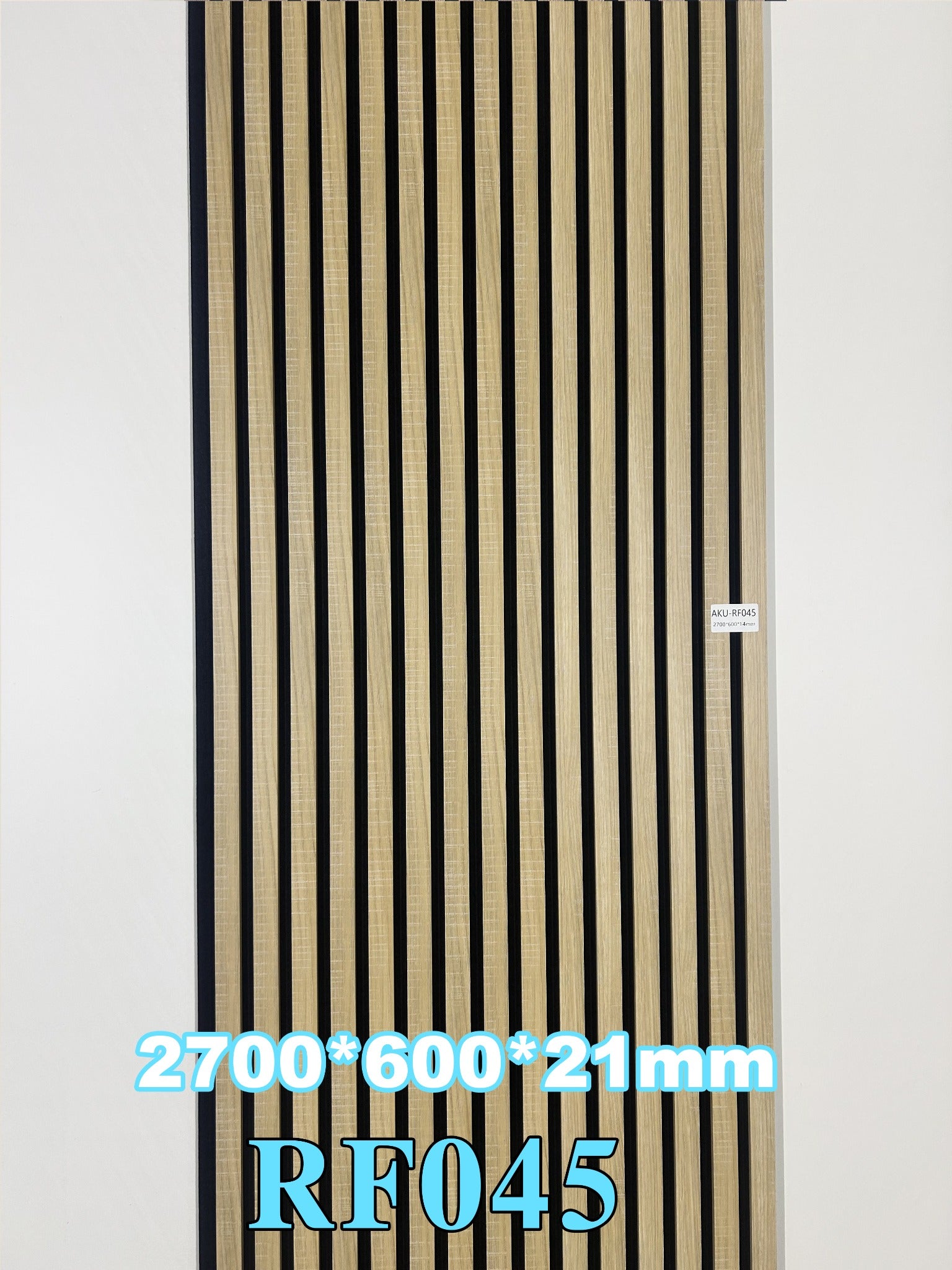 Akustični zidni panel Champagne Oak RF045, 21 mm, 270 × 60 cm
