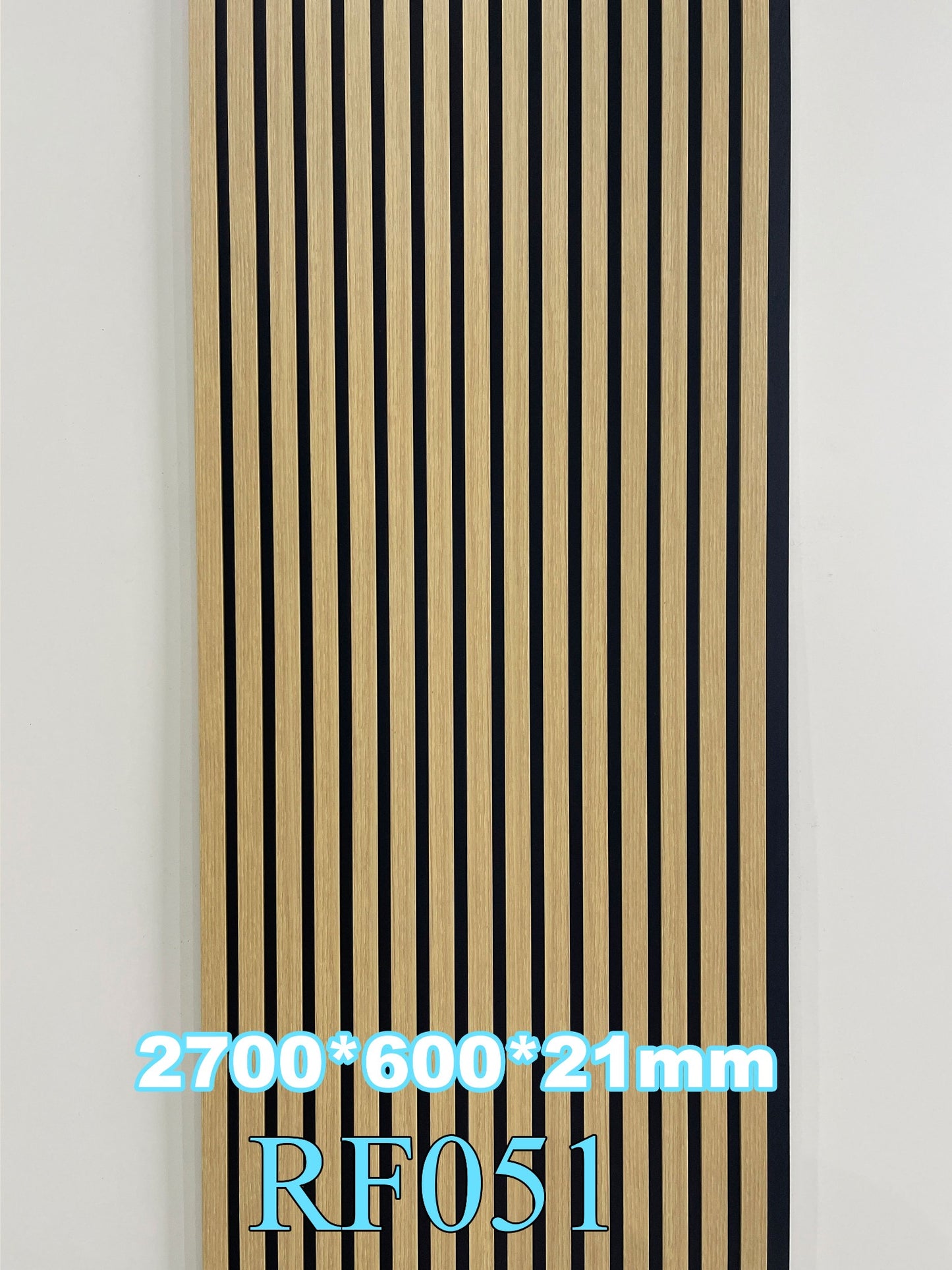 Akustični zidni panel Natural Oak RF051, 21 mm, 270 × 60 cm