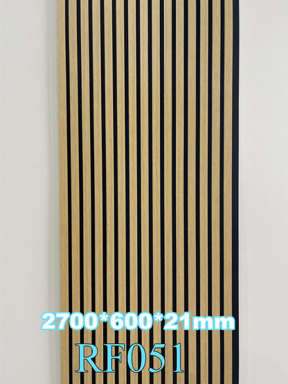 Akustični zidni panel Natural Oak RF051, 21 mm, 270 × 60 cm