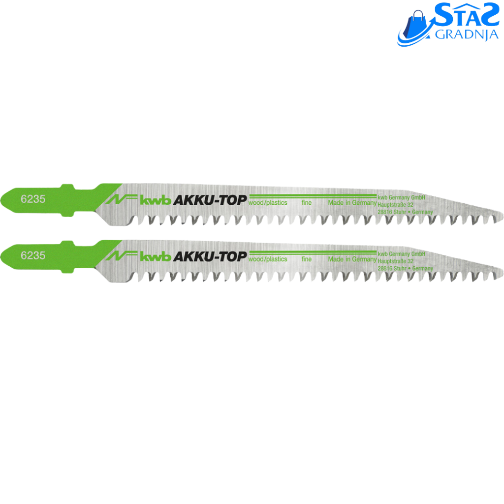List za ubodnu testeru 80x57 2/1 | SB, BiMetal, fini, za drvo/metal(nonFe)/plastiku, ENERGY SAVING