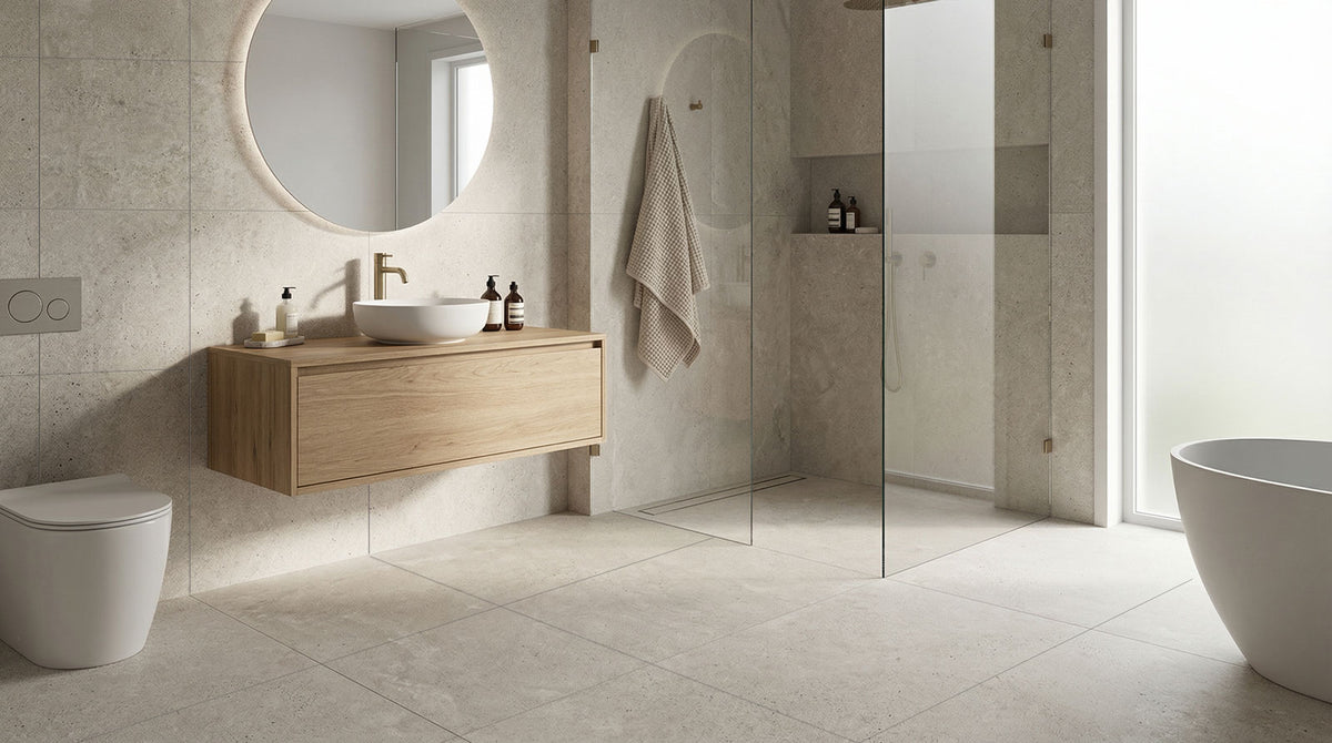 Concrete Old Crema 60×60 rect. – dodatni prikaz dekora, STAS šifra 58699