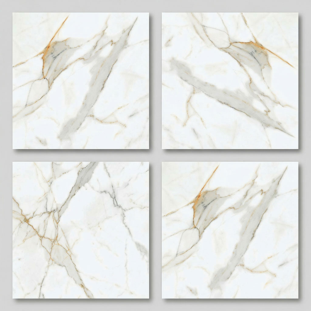 Calacatta gold 60×60 – izgled pločice, STAS šifra 58700