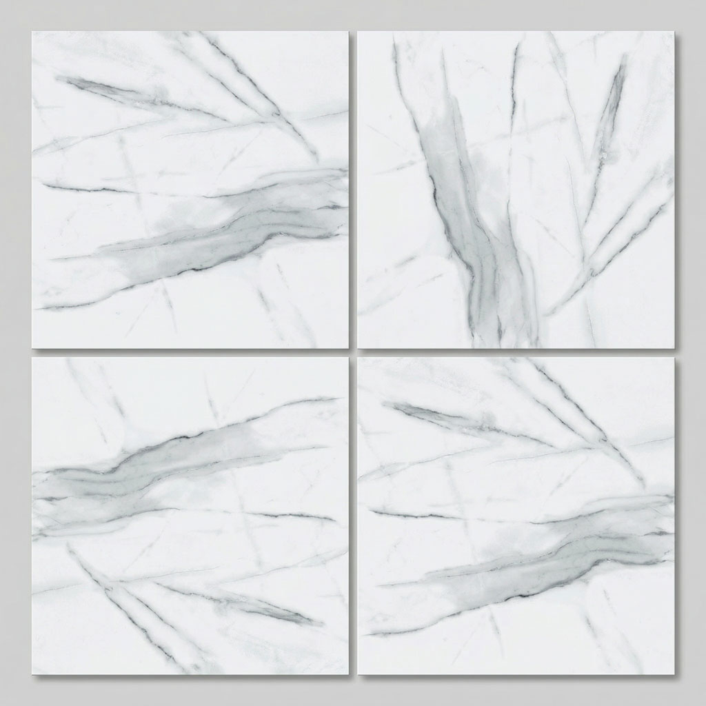 Calacatta silver 60×60 – izgled pločice, STAS šifra 58701