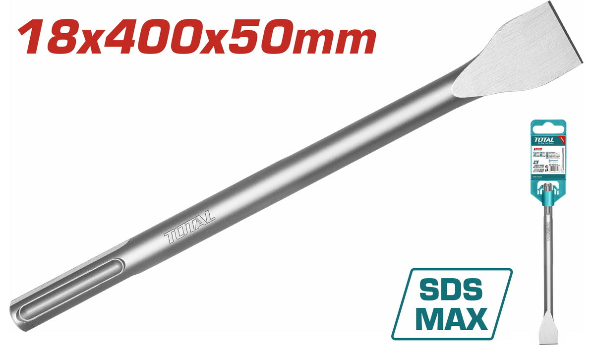 Total SDS Max ravno dleto 18 × 400 × 50 mm TAC15221822