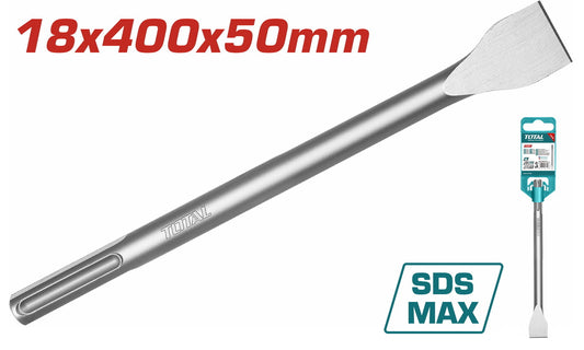 Total SDS Max ravno dleto 18 × 400 × 50 mm TAC15221822