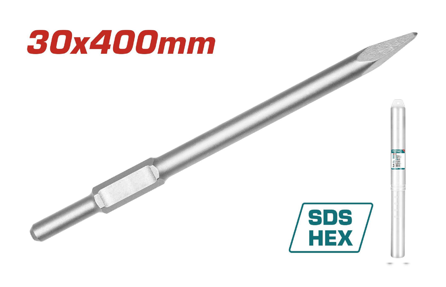 Total špic HEX dleto 30 × 400 mm TAC15333011