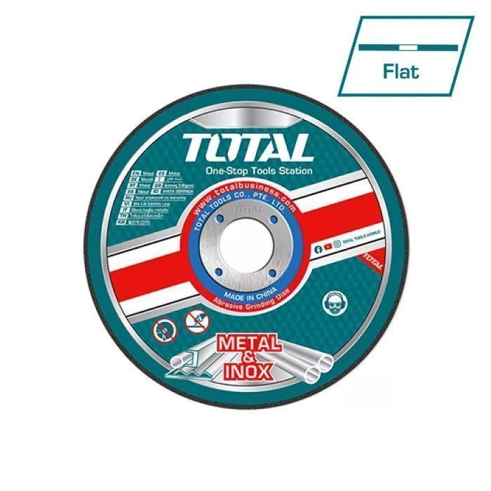 Total ravna rezna ploča za metal i inox 230 × 1,6 × 22,2 mm TAC2162301