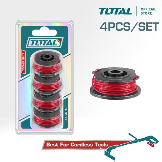 Total spiralna struna za trimer 1,6 mm × 5 m 4 kotura TALS1602
