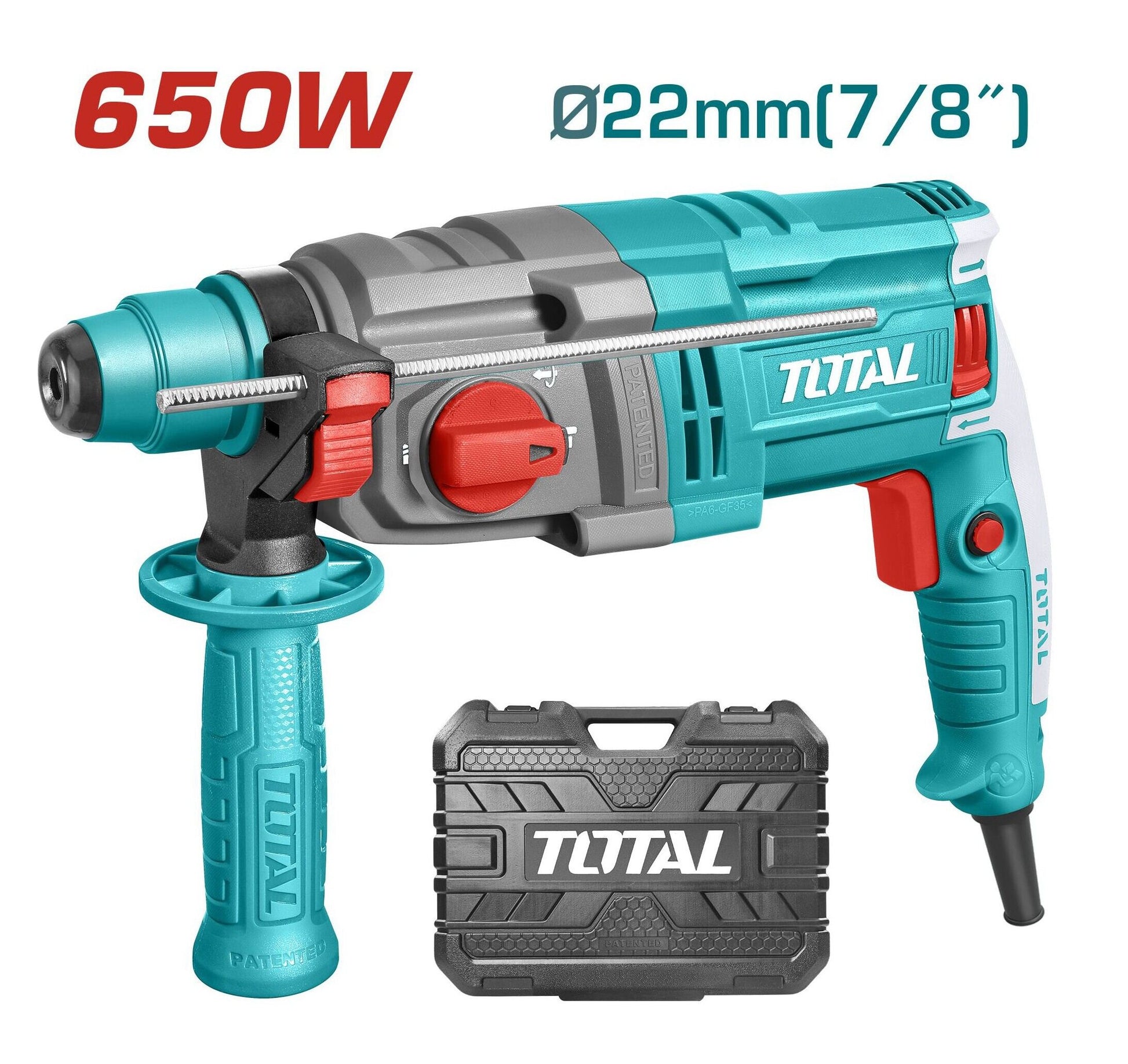 Total Čekić bušilica 650 W, 1,7 J TH306236