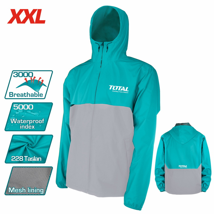 Total vodootporna radna jakna 5000 mm XXL TJCTC2282-XXL