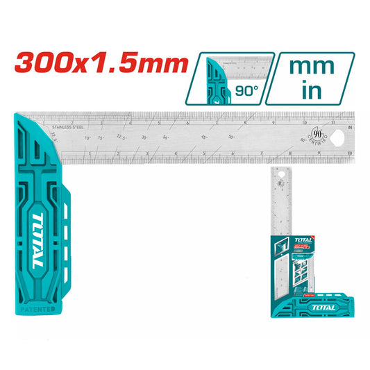 Total Ugaoni lenjir 300 mm od nerđajućeg čelika TMT61126
