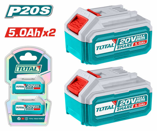 Total P20S set dve Li-ion baterije 20 V 5,0 Ah TOSLI240464E