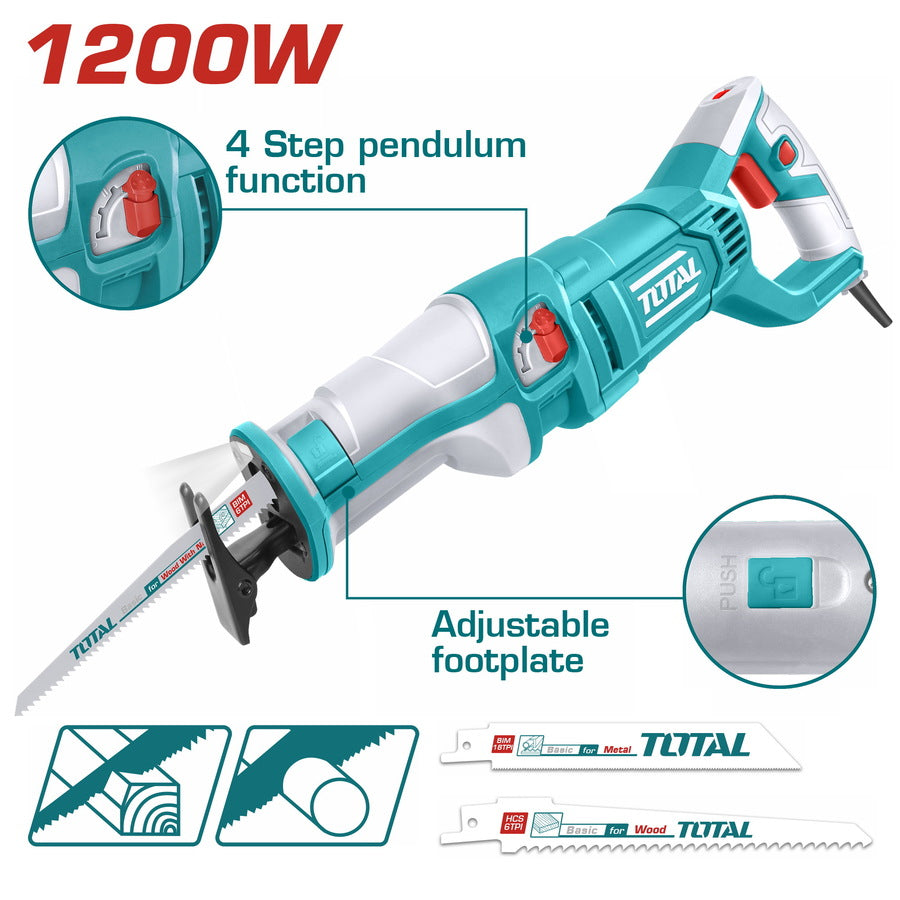 Total Višenamenska testera lisičarka 1200 W TS1001201