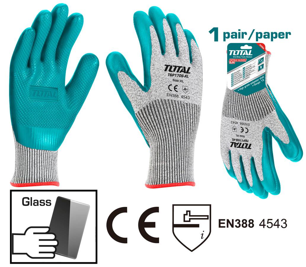 Total rukavice otporne na prosecanje XL 4X43C TSP1706-XL
