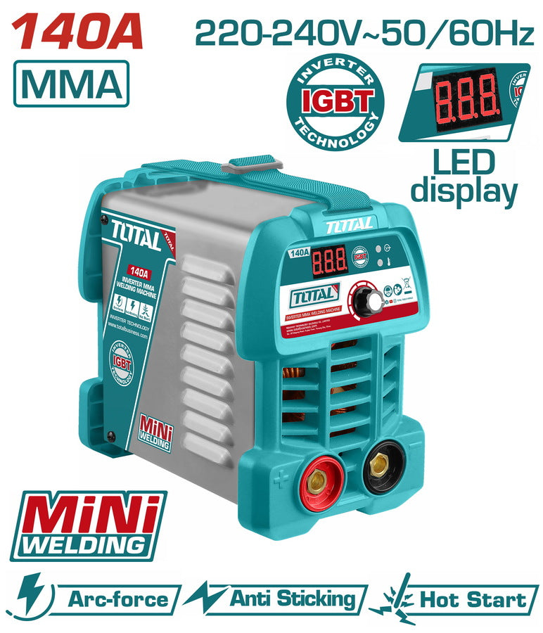 Total inverterski MMA aparat za zavarivanje 140 A TW214049E